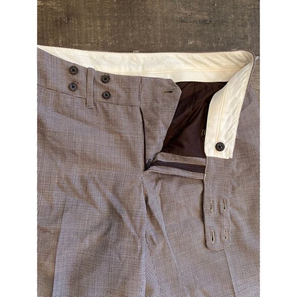 Banana Republic Jackson Fit Stretch Petite Wool Wide Leg Trouser Pant Size 10P - Picture 7 of 9